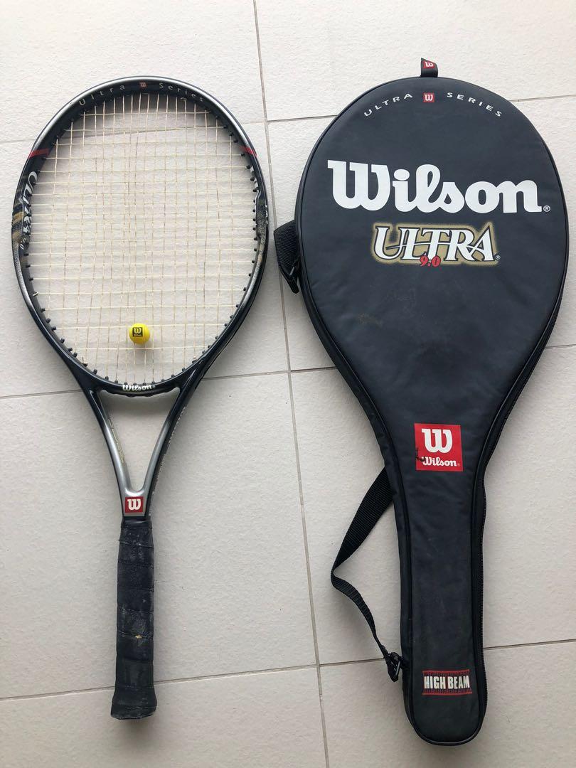 Wilson Tennis Racket Ultra Series 9.0, Sports Equipment, Sports & Games ...