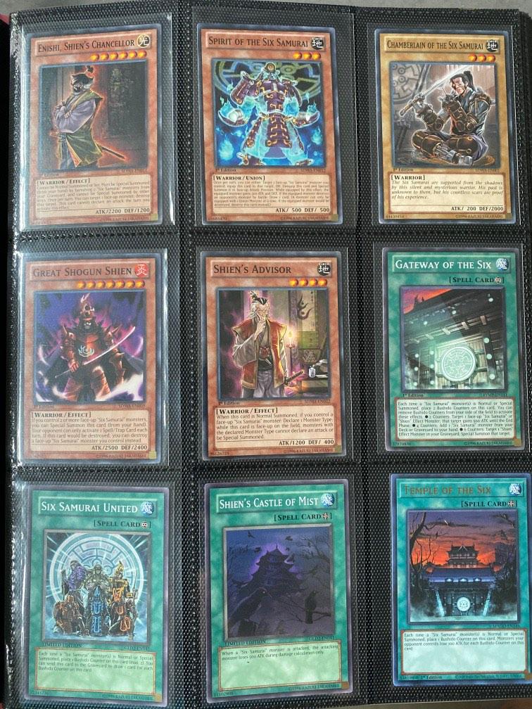 Yugioh Card Six Samurai Deck Collection, Hobbies & Toys, Toys & Games on  Carousell