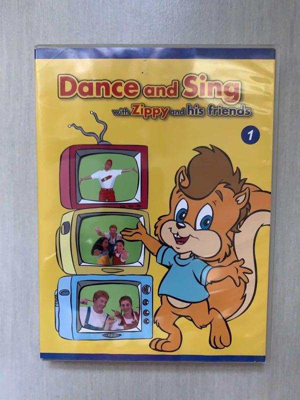Zippy and his friends Sing Along CD 3隻/ DVD 6隻+ Game Cards 