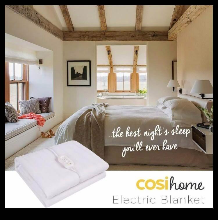 1523] Cosi home Electric Blanket (Double Size) 120 x 135cm, Furniture u0026 Home  Living, Bedding u0026 Towels on Carousell