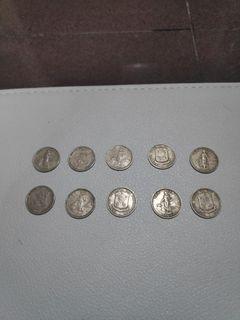 1958 -1966 10¢ Old Philippine Coin