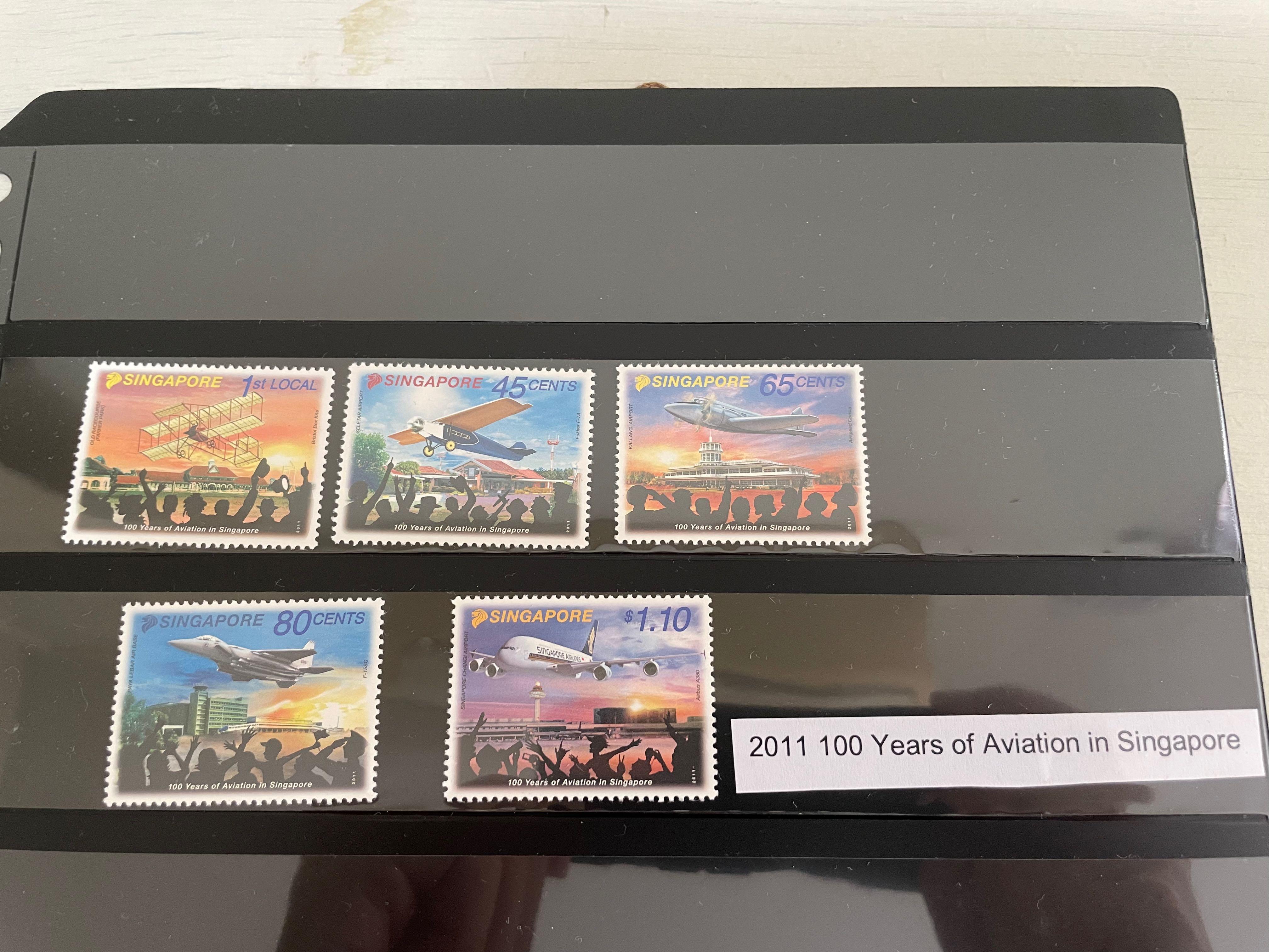 2011 Singapore stamps 100 years of aviation in singapore, Hobbies