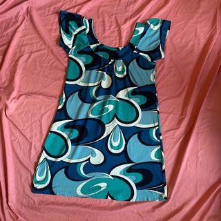 60s patterned dress