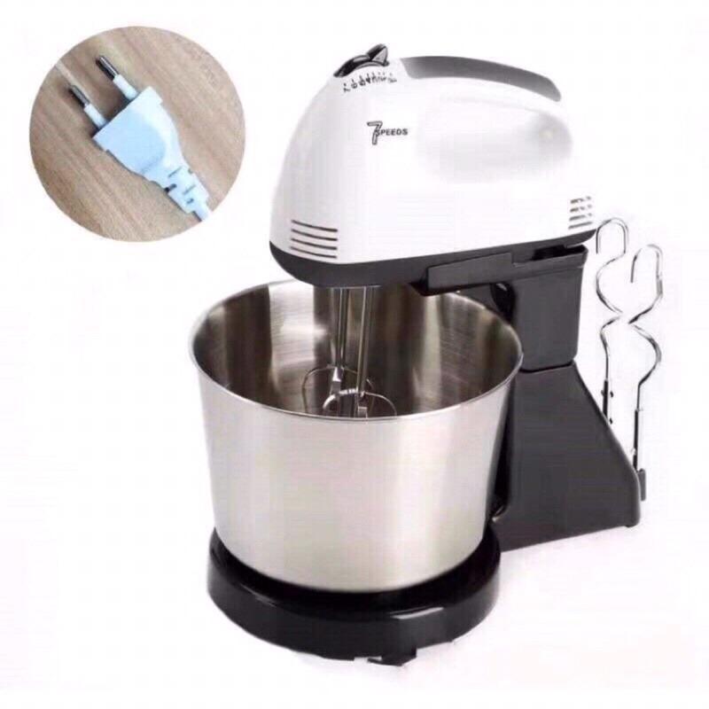 7 Speed Kitchen Electric Beater ( With Bowl ) Dough Cakes Bread Egg