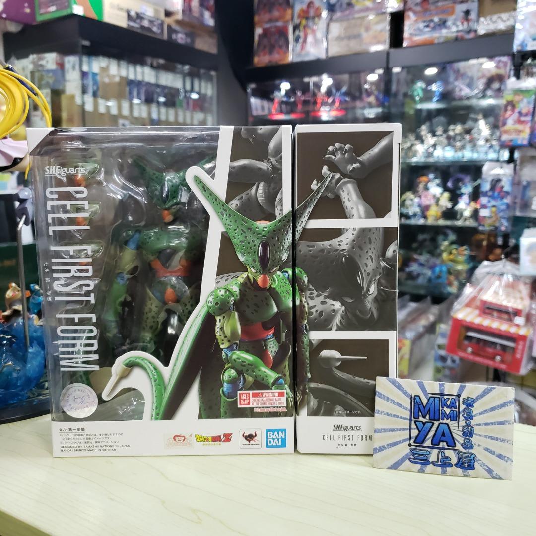 三上屋行版s H Figuarts Shf Dragon Ball Z 龍珠z 斯路第一形態第1形態cell Frist Form 興趣及遊戲 玩具 遊戲類 Carousell