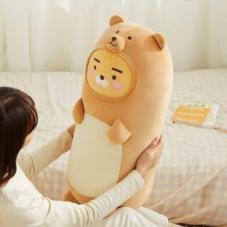 包順豐🔥韓國直送 KakaoFriends 大型長攬枕 公仔 娃娃 Kakao friends Doll Cushion Bear Ryan 熊抱枕（全新正貨）