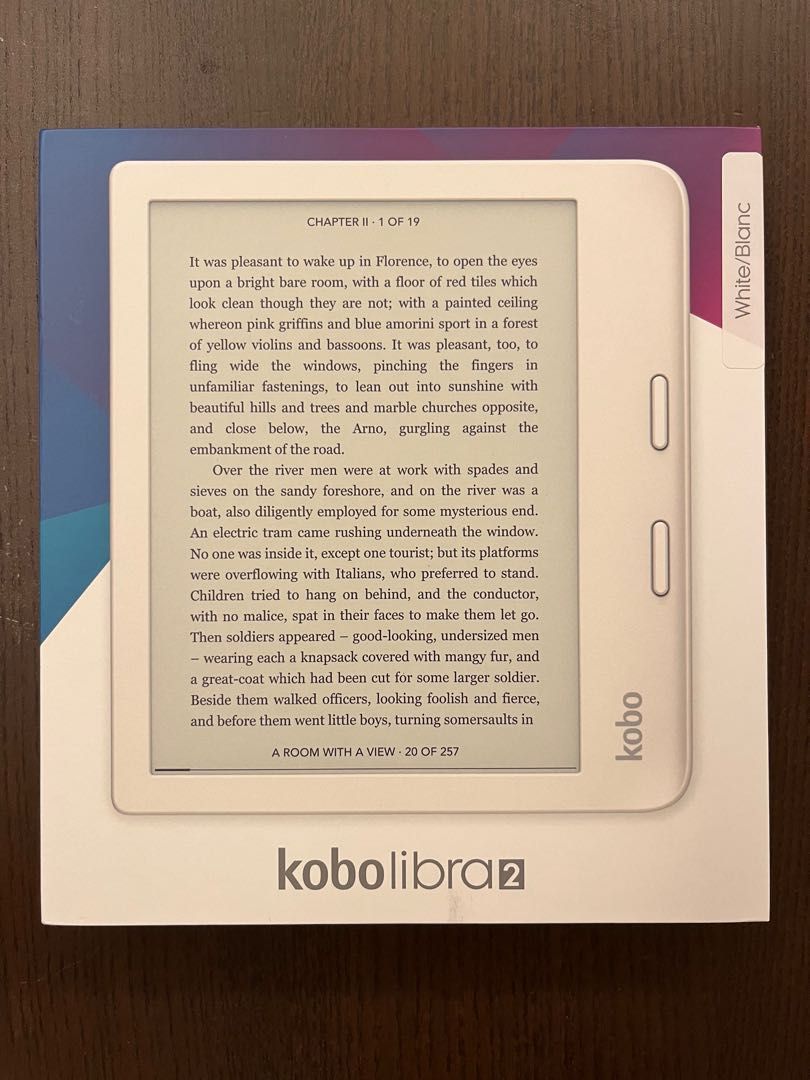 (預訂) Rakuten Kobo Libra 2 電子書閱讀器(黑/白), 手提電話, 電子書