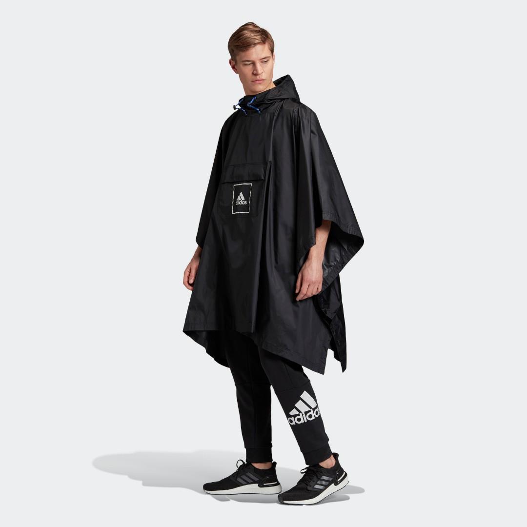 Adidas Poncho Jacket Rain Coat Men s Fashion Coats Jackets and Outerwear on Carousell