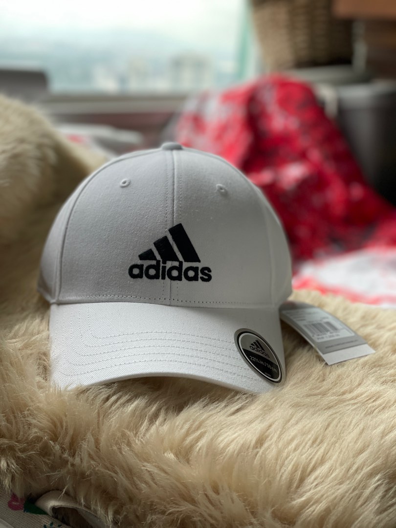 Adidas White Cap, Men's Fashion, Watches & Accessories, Caps & Hats on ...