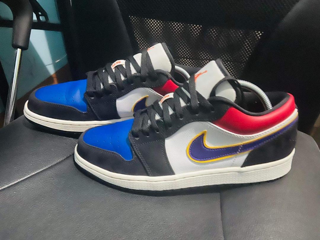 jordan 1 low lakers top 3 on feet