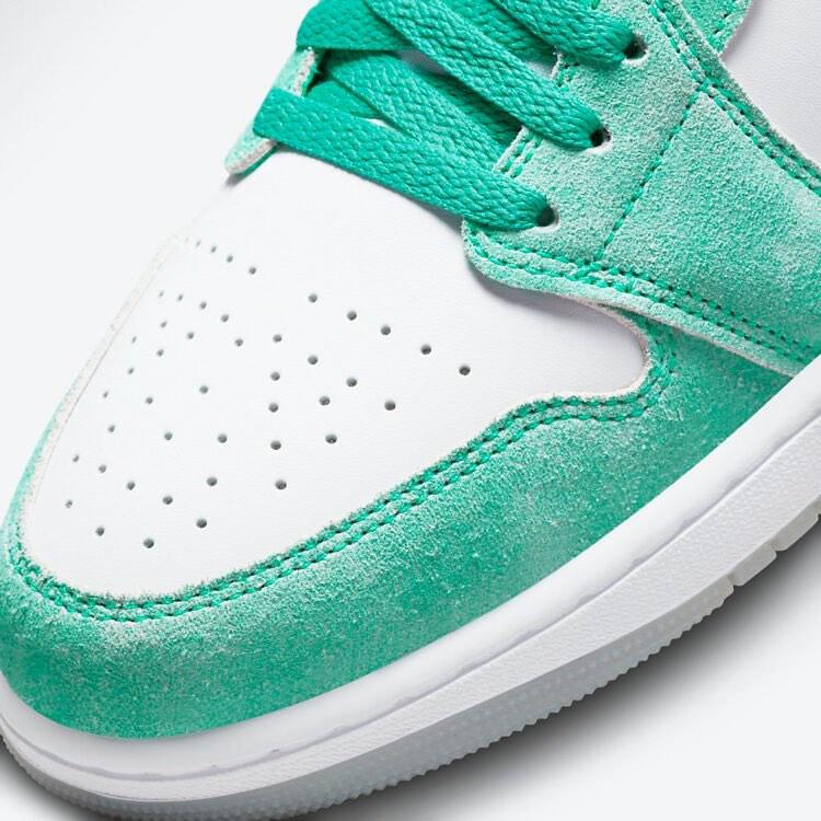air jordan 1 low white new emerald