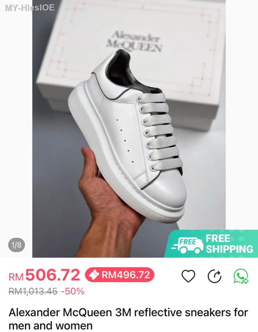 Alexander mcqueen white store 3m