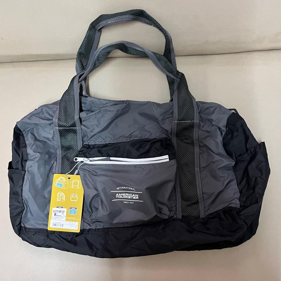 American Tourister Packable Duffel Bag (Grey), Men's Fashion, Bags