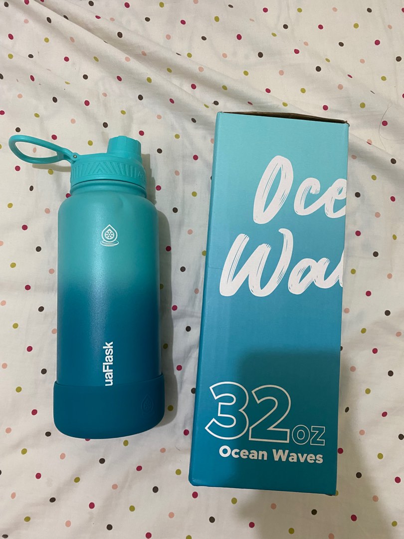 Aquaflask Ocean waves 32oz, Furniture & Home Living, Kitchenware