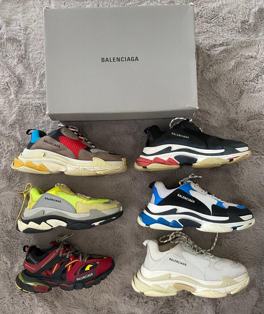 Giày balenciaga Triple S hàng auth  dòng dày đa sắc