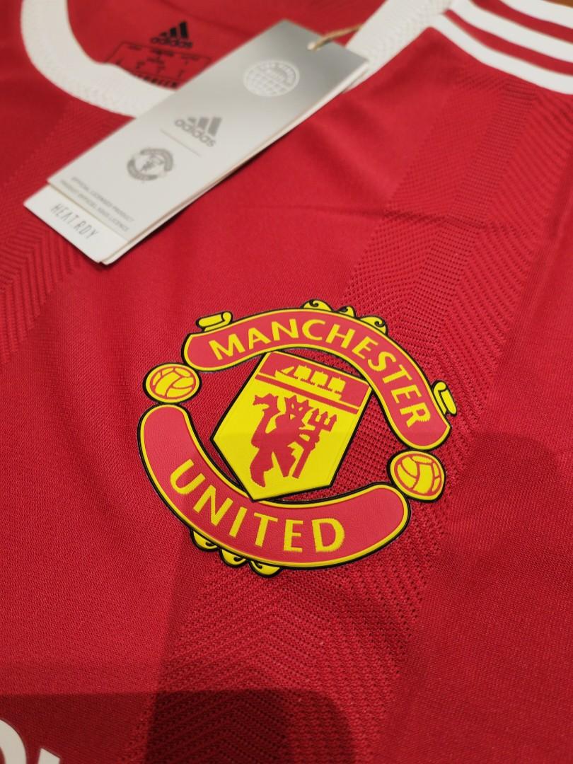 Authentic Manchester United Player Version Home Jersey Kit 2021 2022