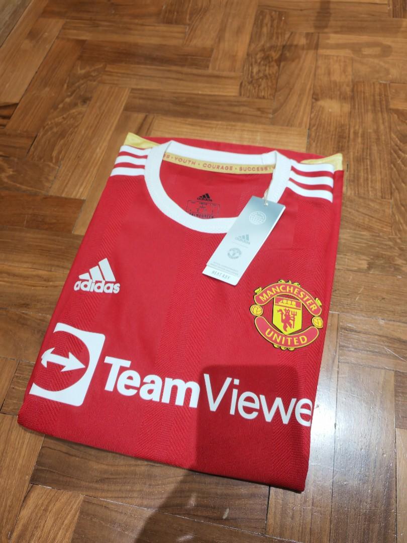 Authentic Manchester United Player Version Home Jersey Kit 2021 2022