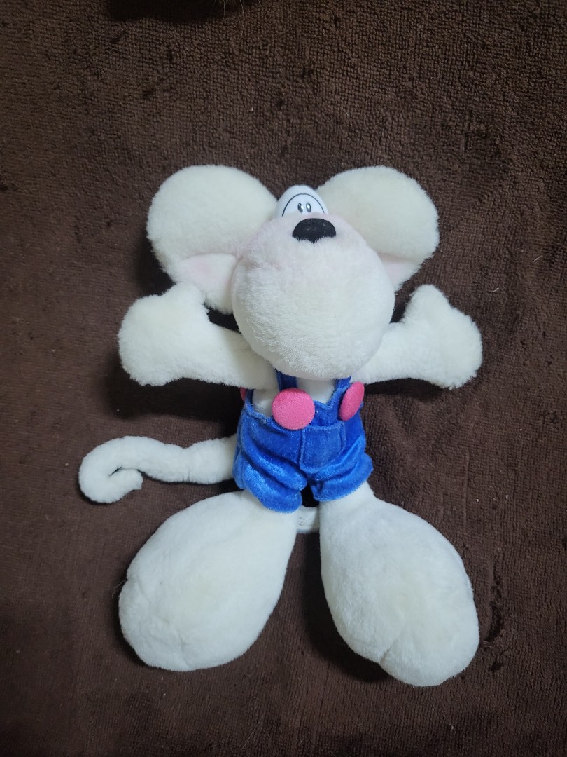 Authentic Vintage Thomas Goletz Diddl The White Jumping Mouse in