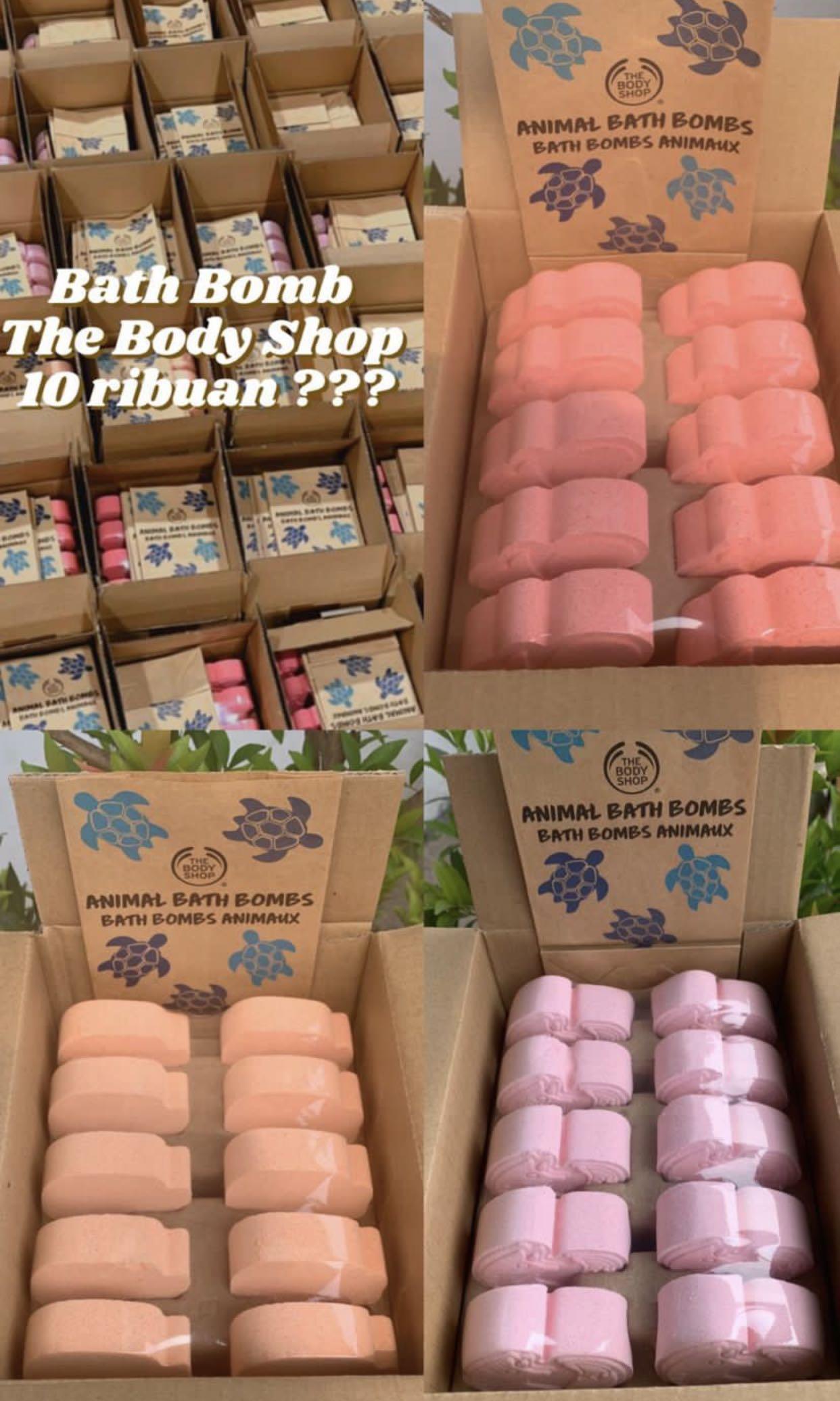 Bath Bomb Body Shop Original, Kesehatan & Kecantikan, Kulit, Sabun & Tubuh di Carousell