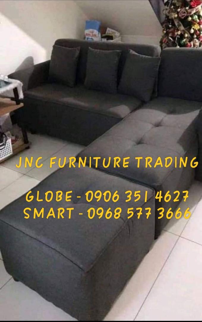 beds double deck L SHAPE SOFA SET stock 403, Furniture & Home Living