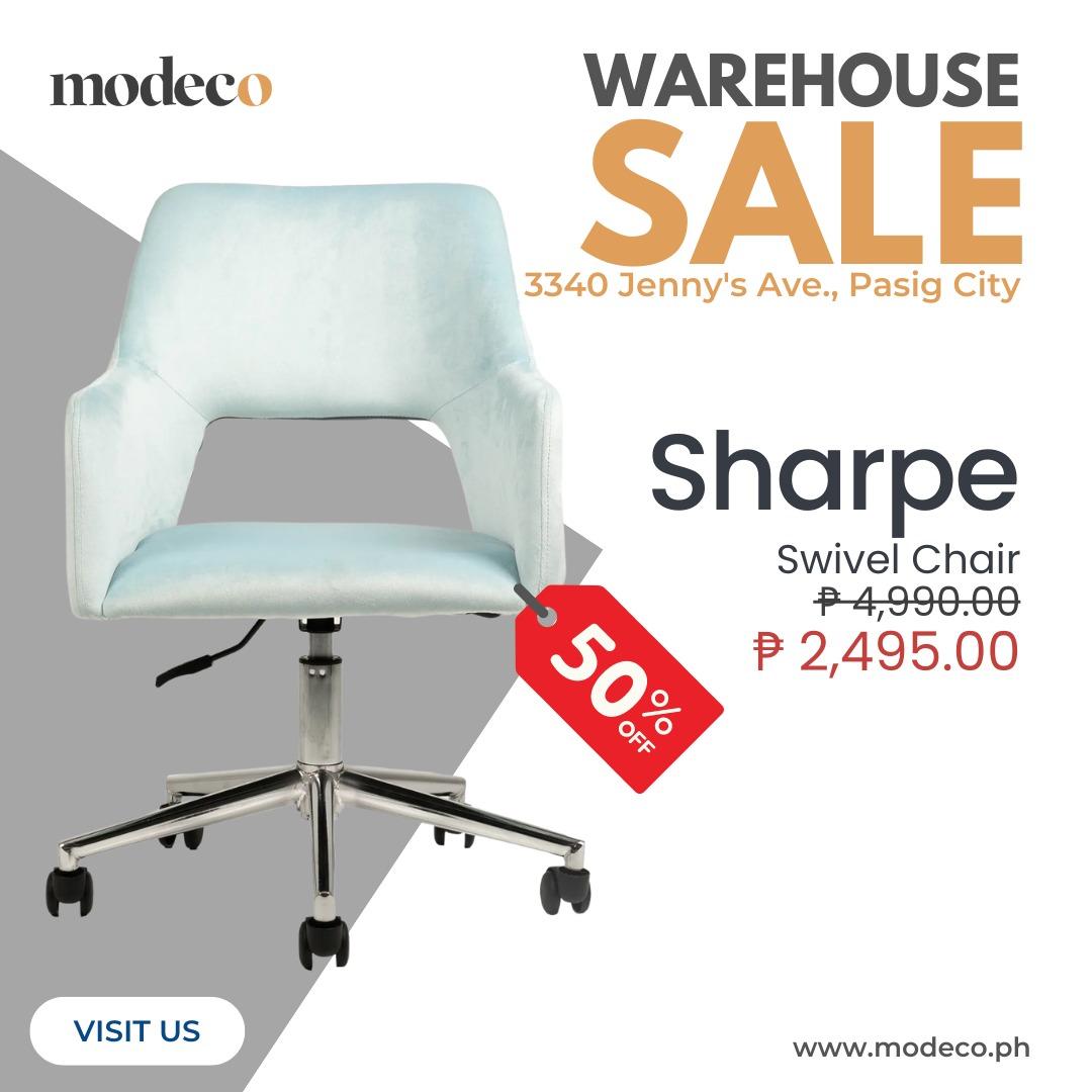 BEST DEAL! Furniture Clearance Sale Sharpe Swivel Chair 50 OFF