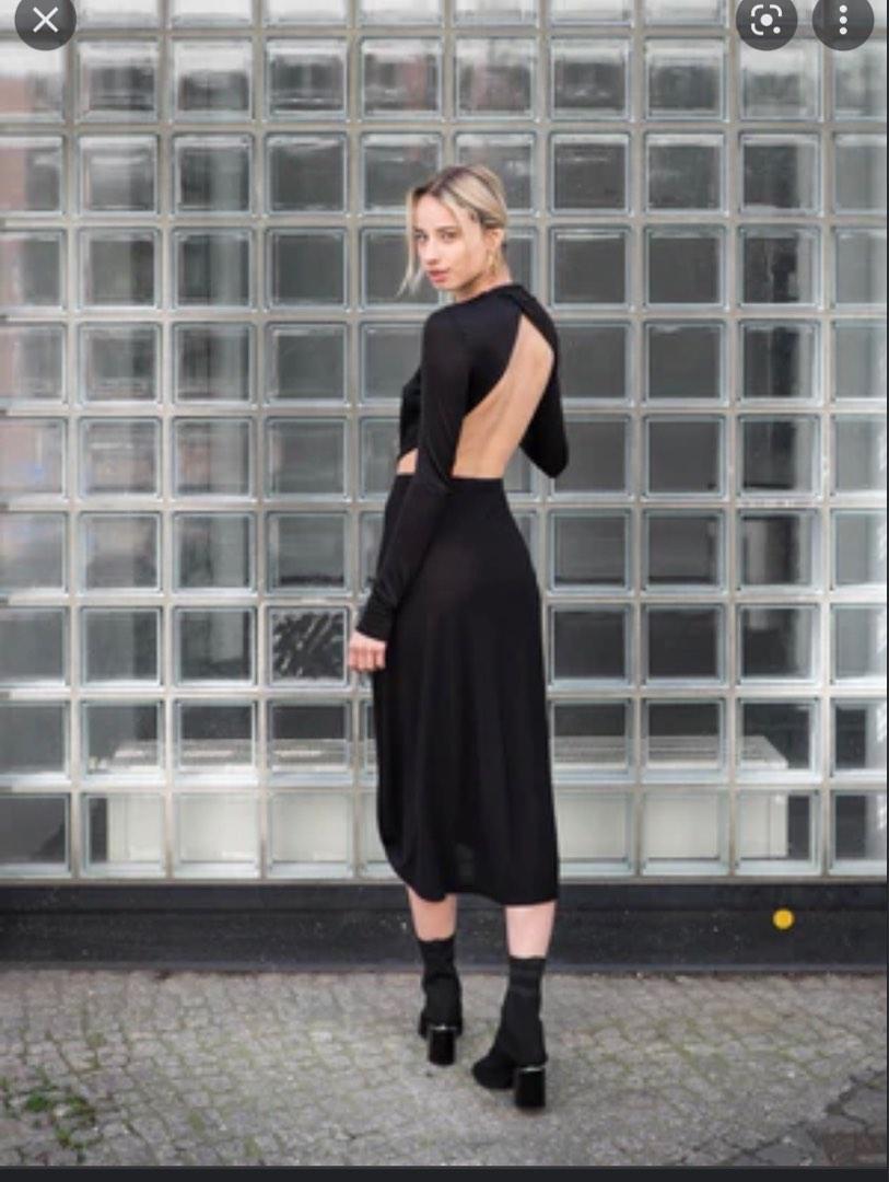 dodo bar or maya cut-out knit dress Black cut out Or, Women's Fashion, Dresses & Sets, Dresses on Carousell Yellow dress