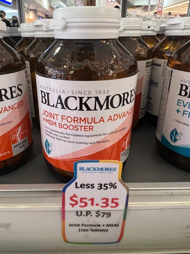 Blackmores Joint Formula Advance + MSm booster (120tablets), Health
