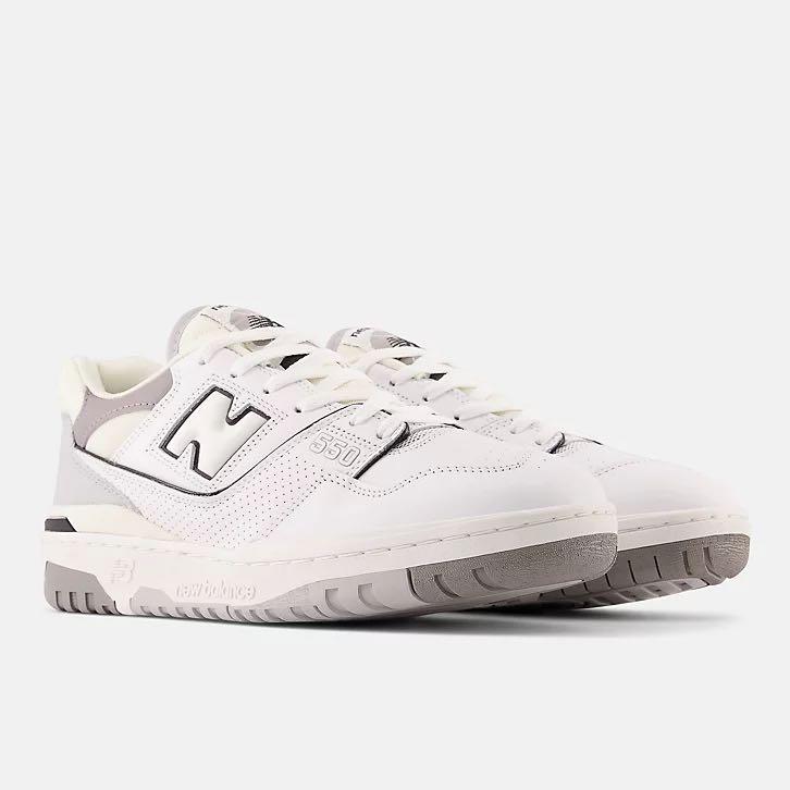 BNIB] New Balance 550 BB550 White Gray, Men's Fashion, Footwear, Sneakers  on Carousell