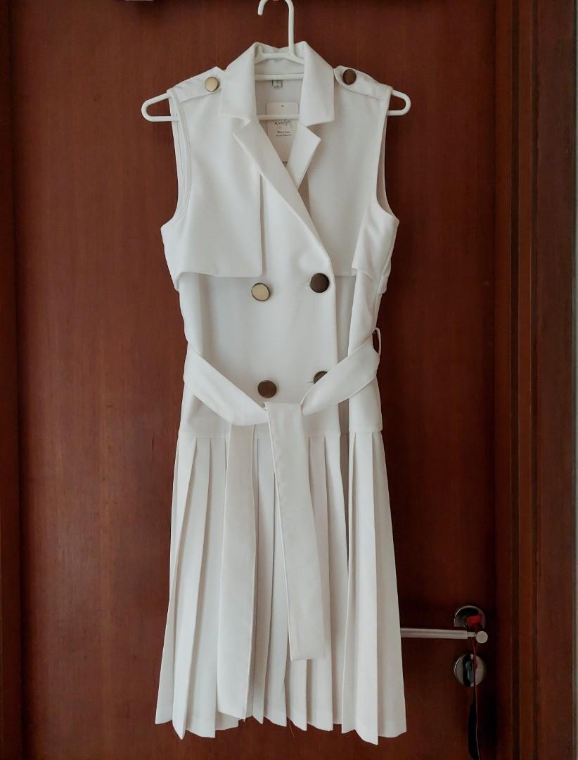 White Trench Coat Dress Online | bellvalefarms.com