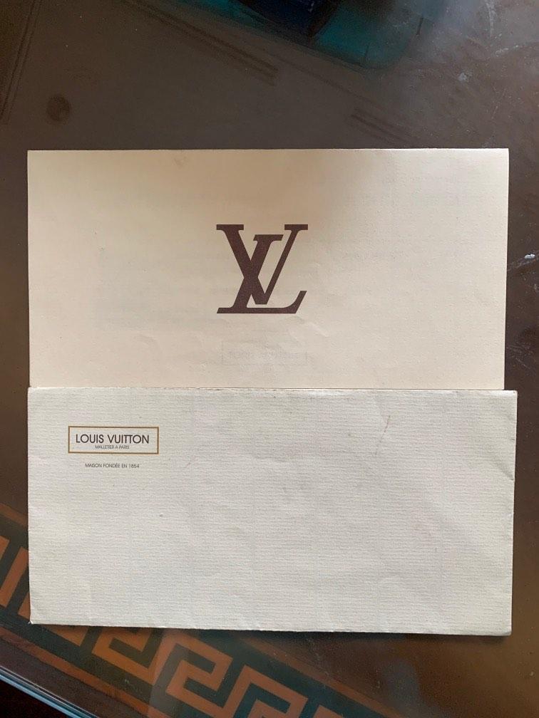 Bon / receipt LV original, Antik, Jam & Perhiasan di Carousell