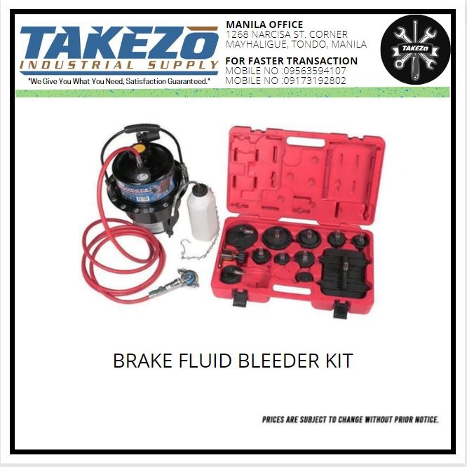 BRAKE FLUID BLEEDER KIT, Commercial & Industrial, Industrial Equipment