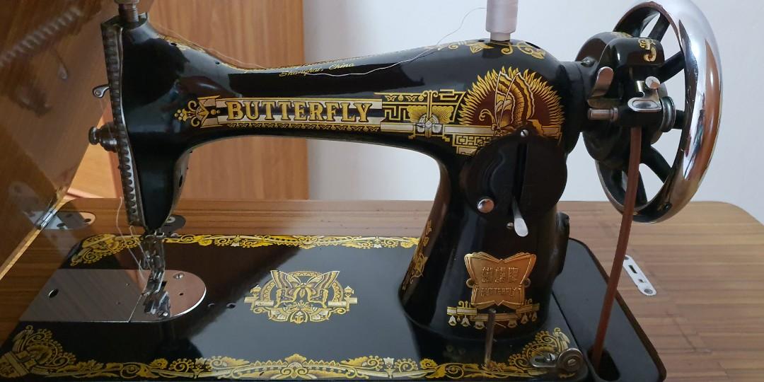Butterfly manual sewing machine, Hobbies & Toys, Memorabilia