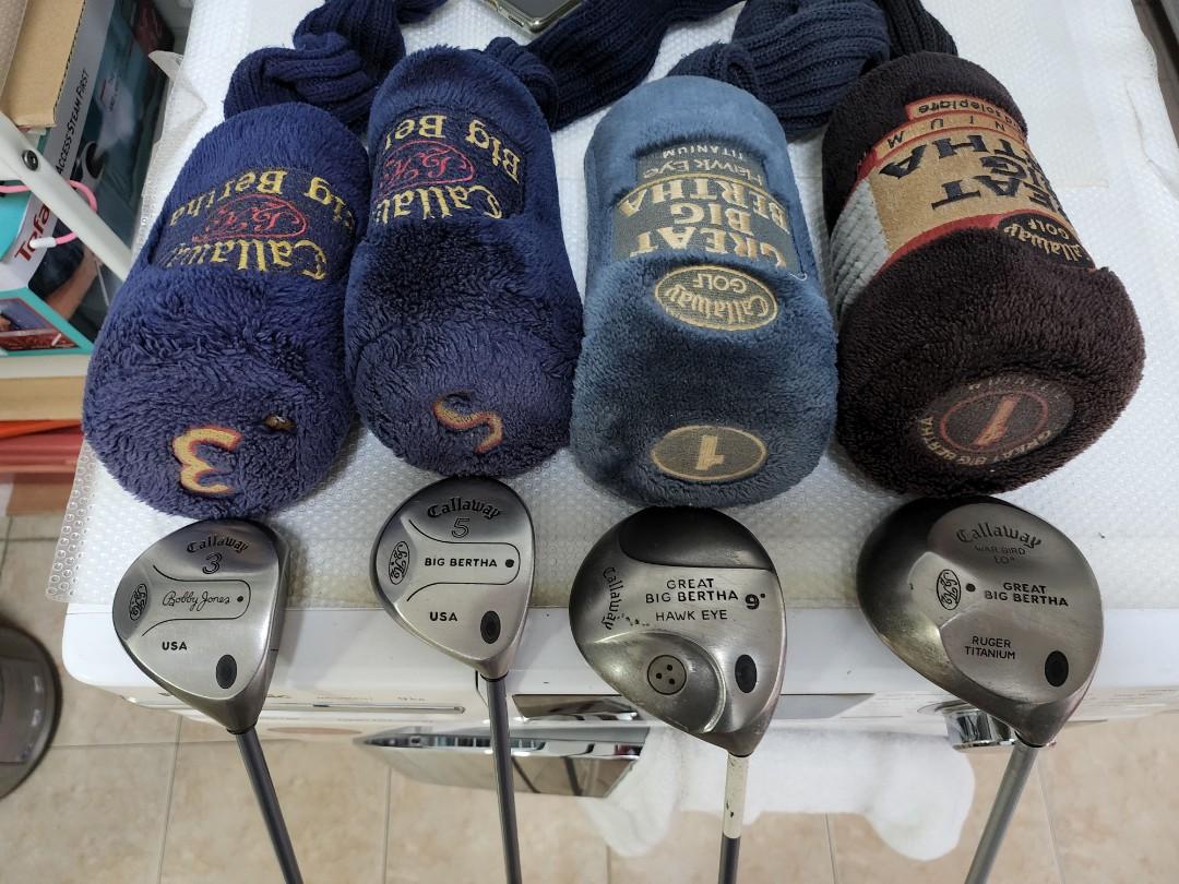 Callaway Drivers and woods, Sports Equipment, Sports & Games, Golf on