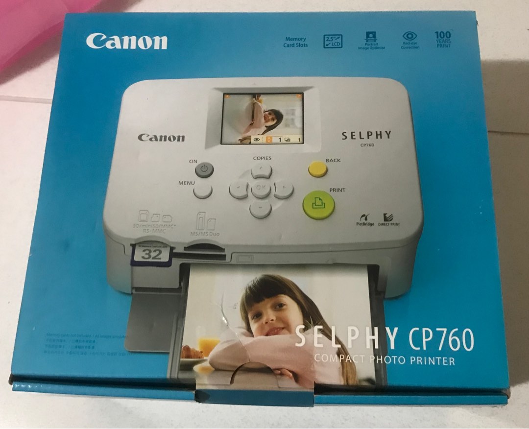 Canon Selphy CP760 Compact Photo Printer, Computers & Tech, Printers