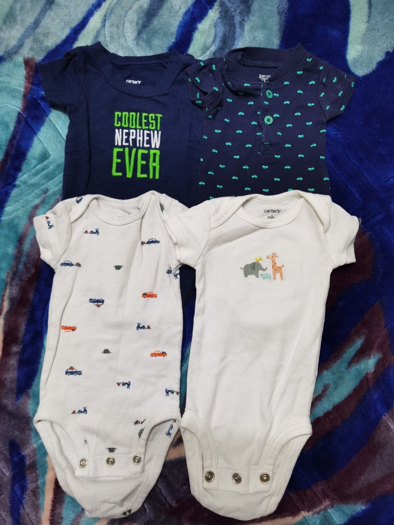 Carters rompers baby boy, Babies & Kids, Babies & Kids Fashion on Carousell