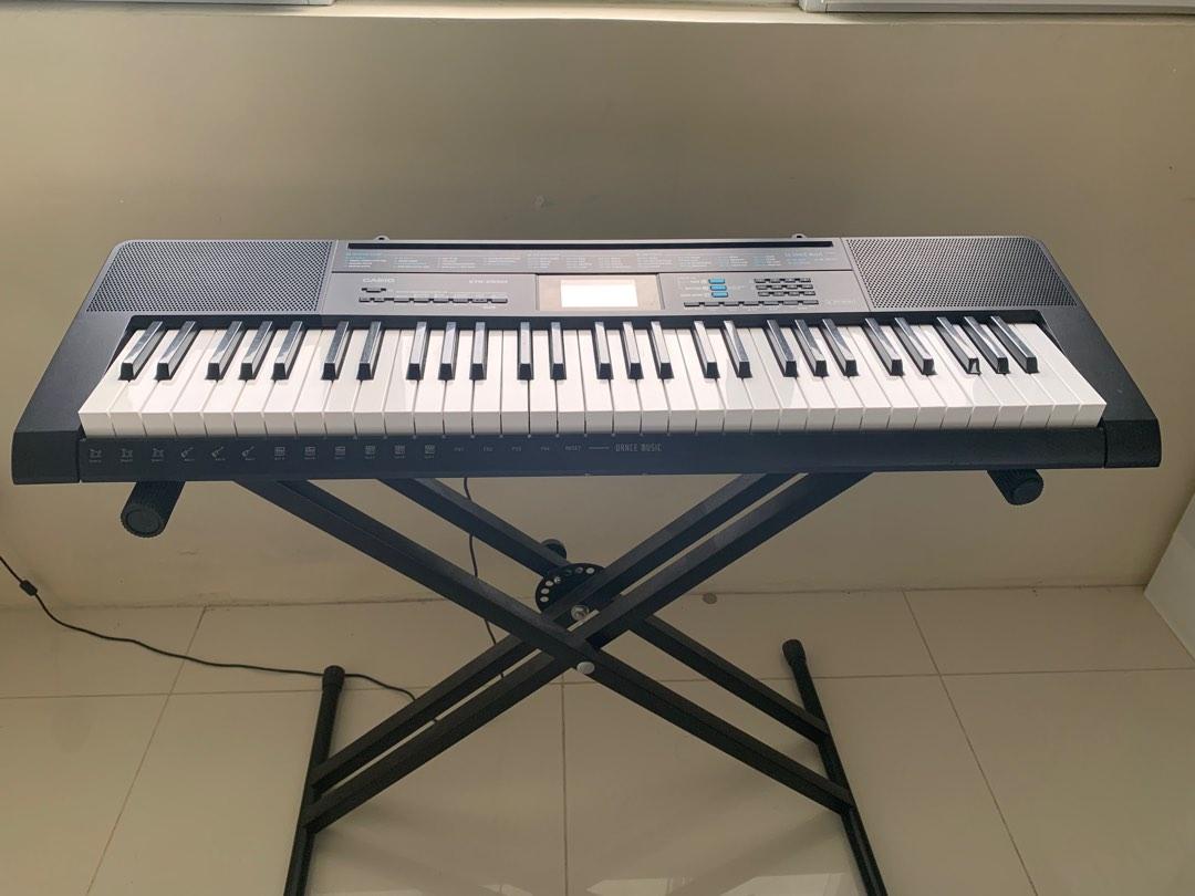 CASIO CTK2550 Piano Keyboard with stand, Hobbies & Toys, Music & Media
