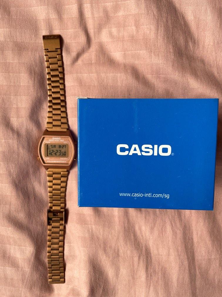Casio Rose Gold Watch, Women's Fashion, Watches & Accessories, Watches ...