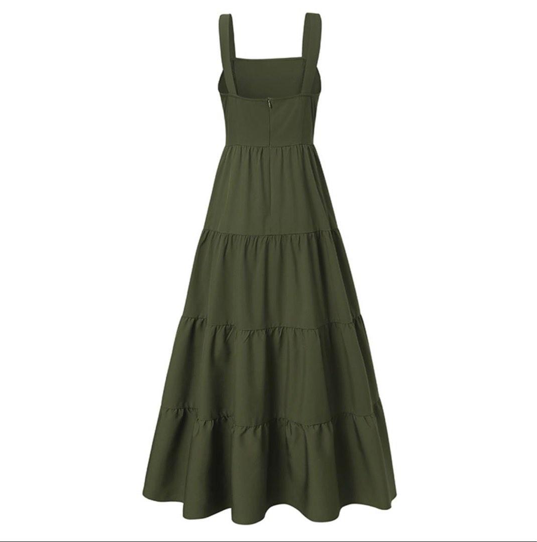 Casual a shop line maxi dress