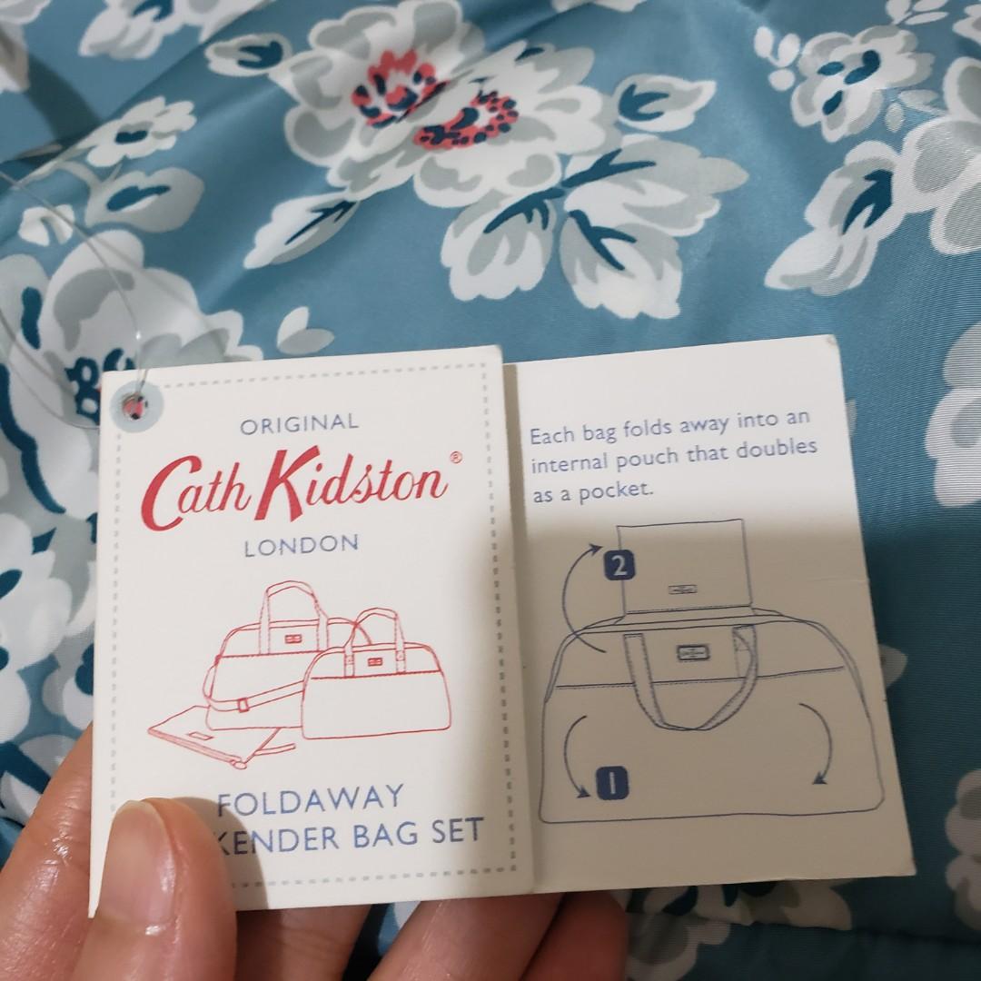 Cath Kidston Foldaway Weekender Bag Set Carousell