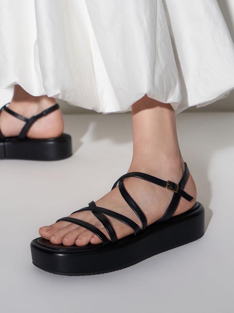 All black new arrivals flatforms
