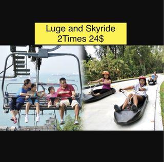 Cheap 2Rides luge and skyride 