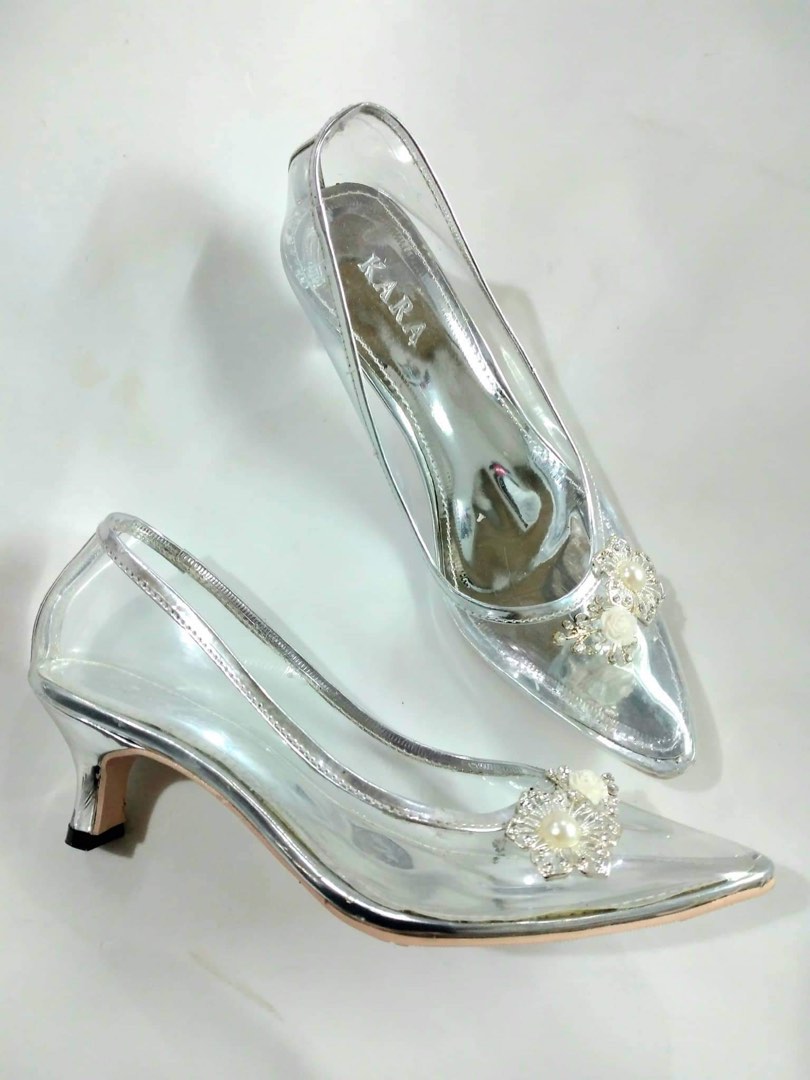 Cinderella glass shoes inspired / wedding shoes, Women's Fashion