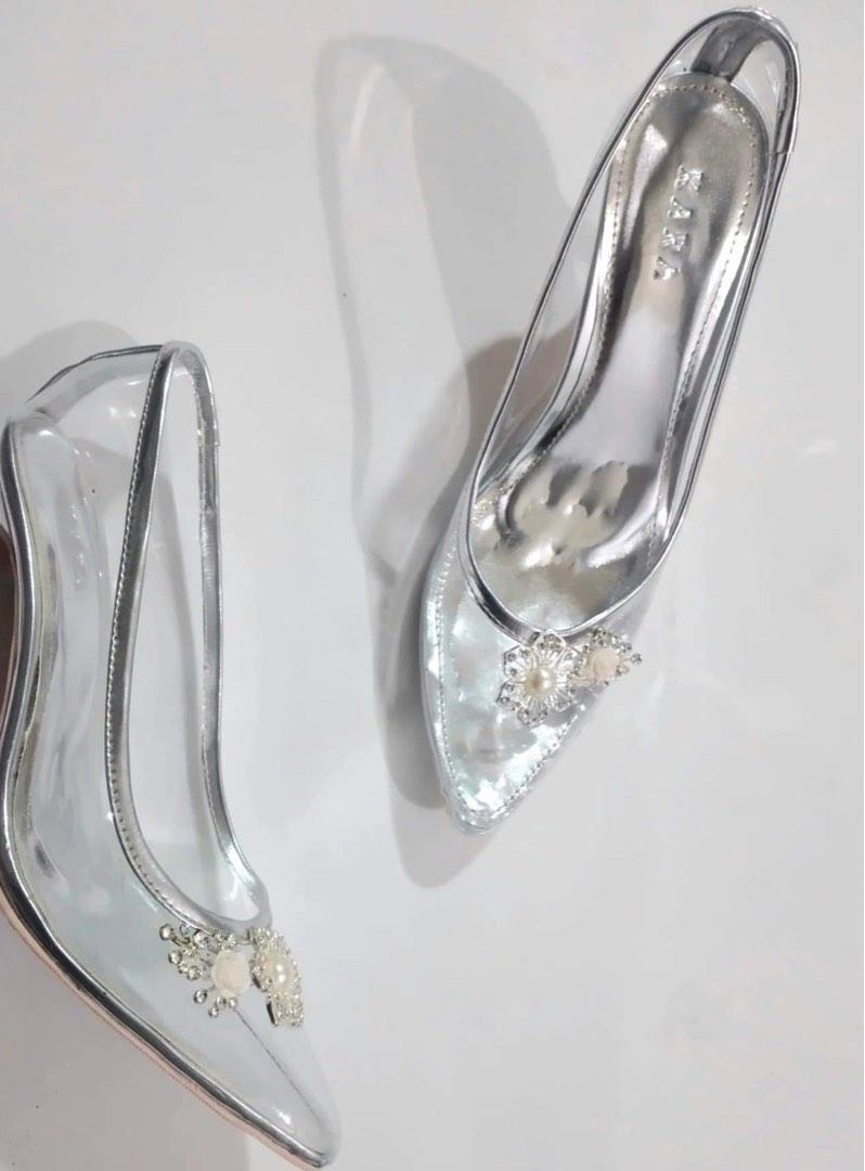 Glass shoes 2025 for wedding