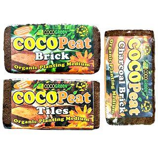 COCO PEAT BRICK, TILES & BRICK WITH CHARCOAL