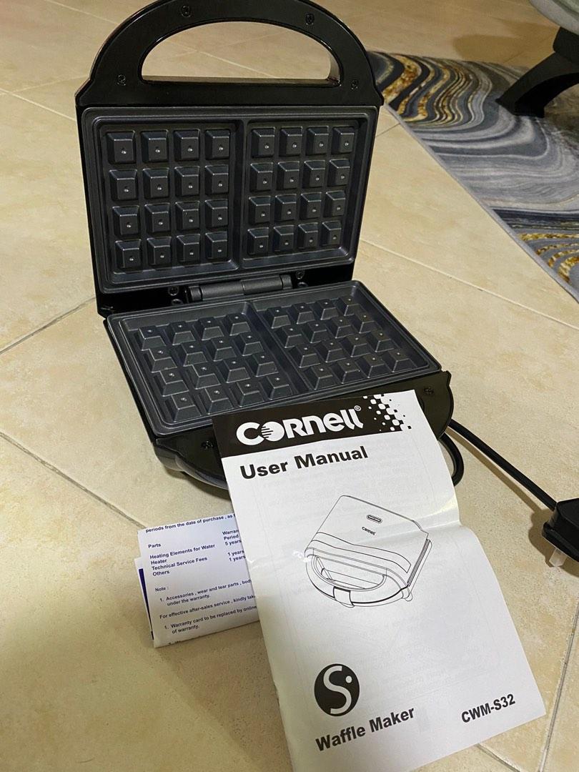 Cornell Waffle Maker, Furniture & Home Living, Kitchenware & Tableware