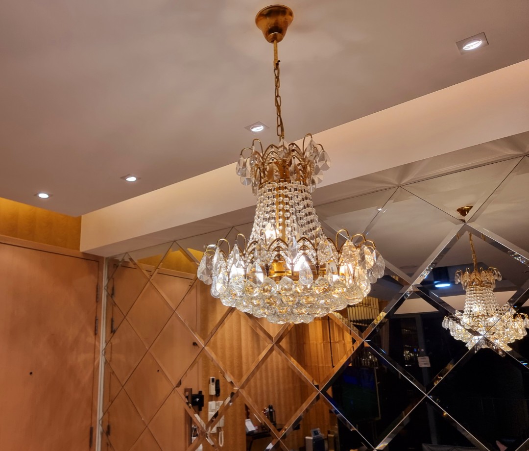 medium crystal chandelier