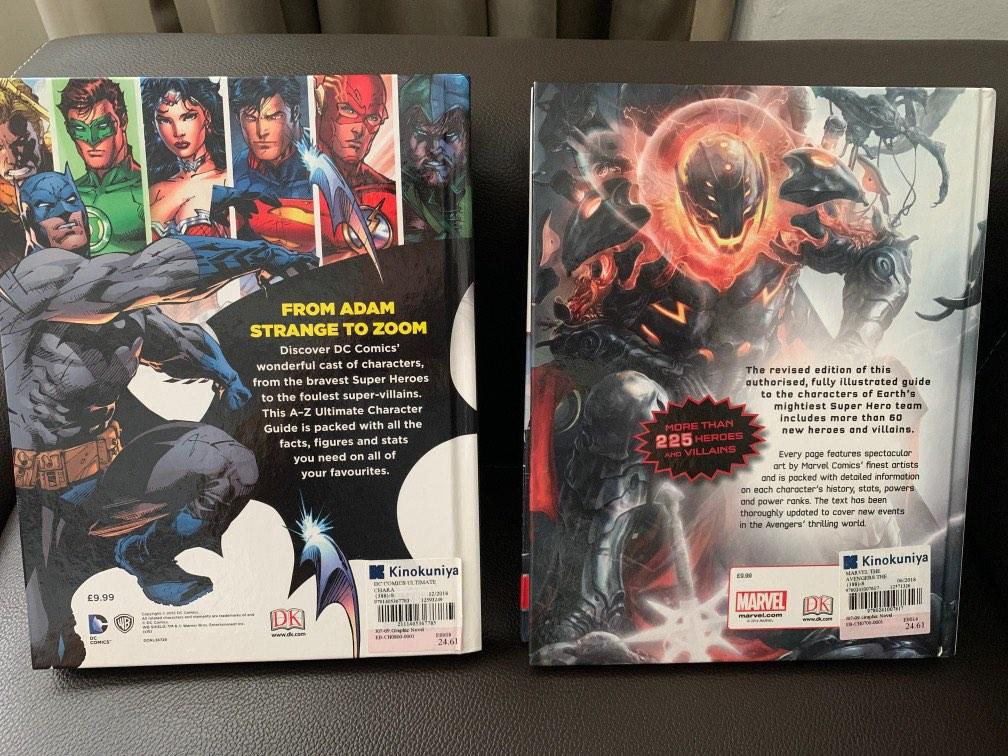 DC Comics Character Guide & Marvel Avengers Character Guide, Hobbies ...