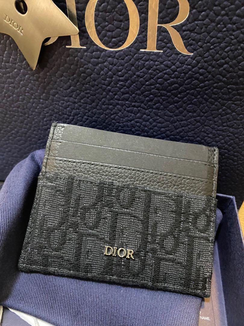 Dior Card Holder Oblique, Women's Fashion, Bags & Wallets, Wallets