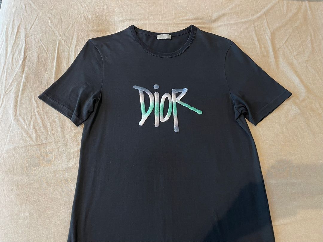 Dior Homme Logo Tee S Size, Luxury, Apparel on Carousell