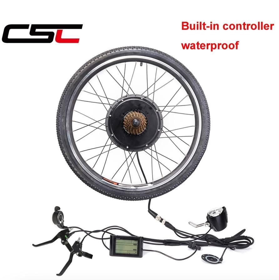 Ebike Kit 48V 1000W Rear Wheel 26 Hub Motor with Built in controller Conversion Kit